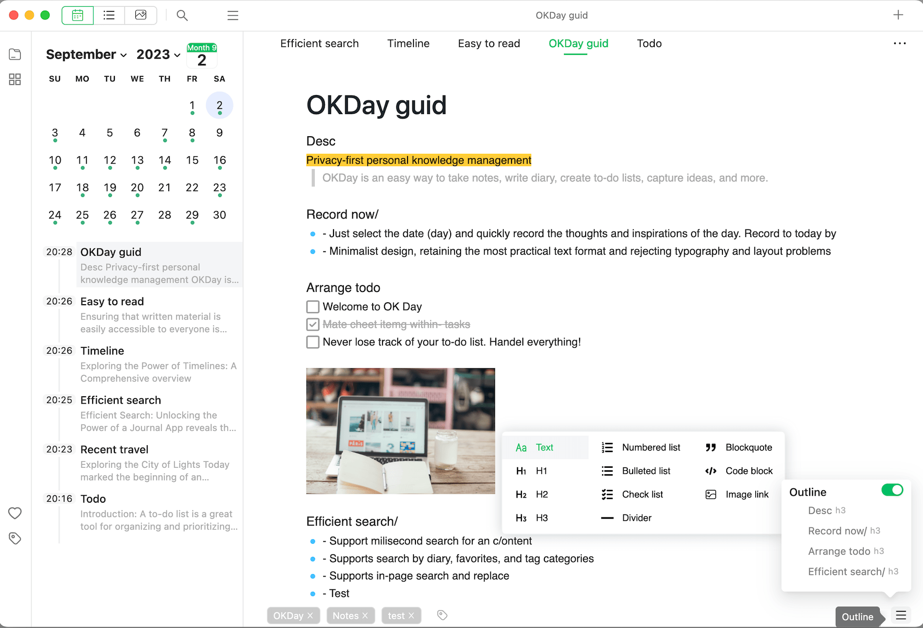 Screenshot for OKDay